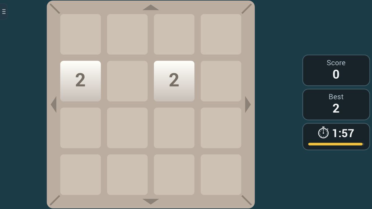 2048-Rennen in Jambolaya
