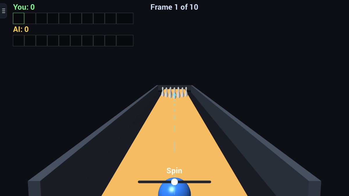 Bowling 3D in Jambolaya
