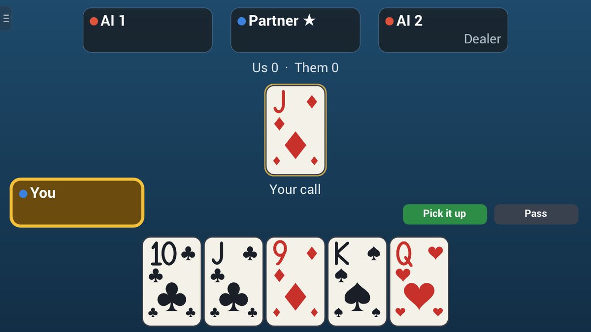 Euchre in Jambolaya