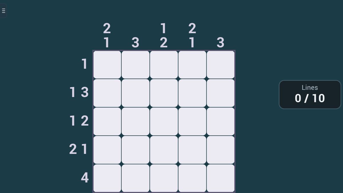 Nonogram in Jambolaya