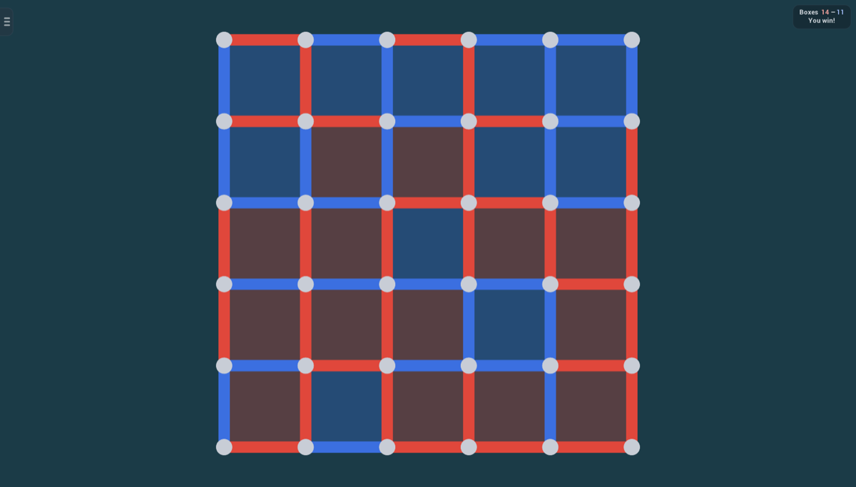 Dots & Boxes in Jambolaya